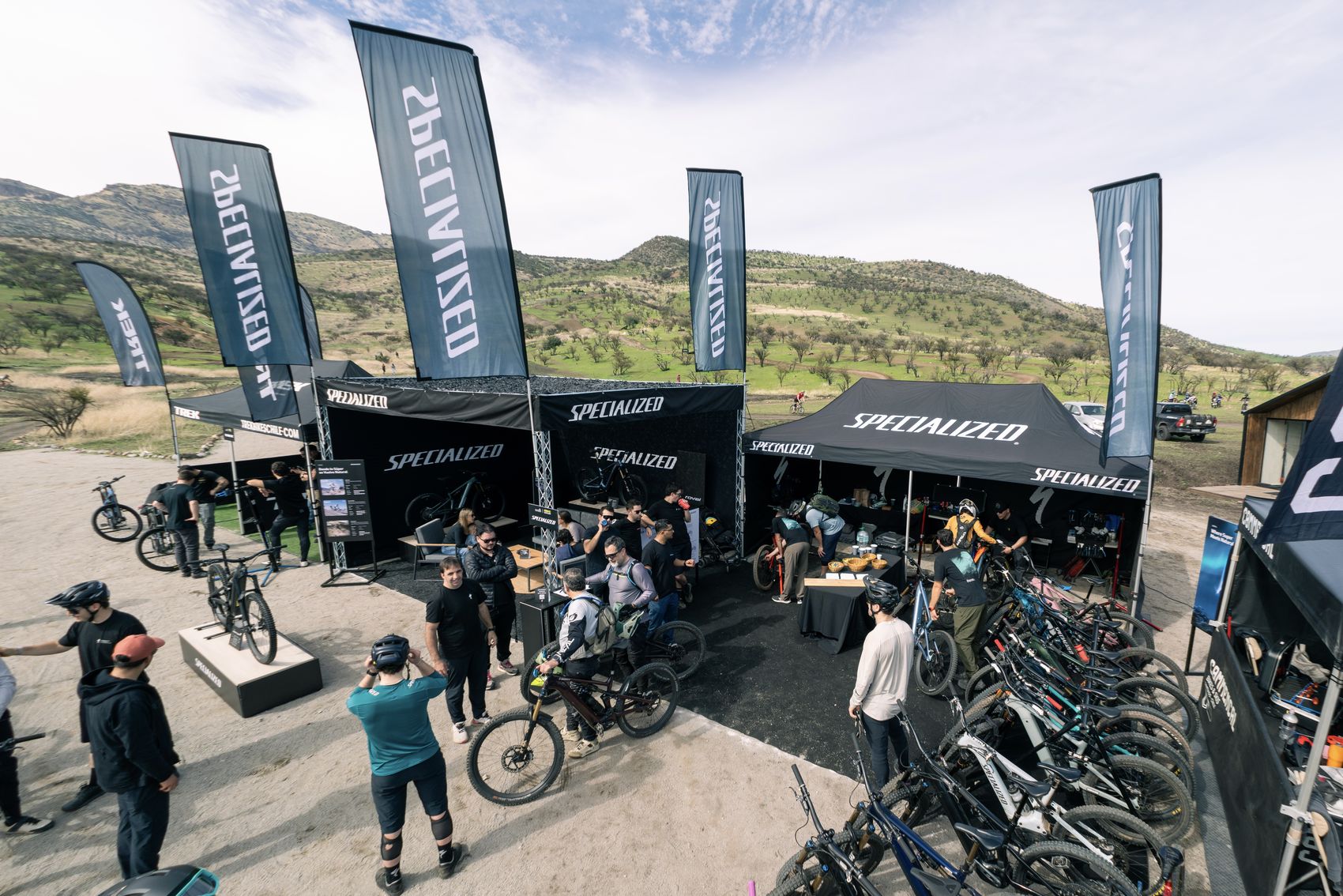 Vista general del área de Specialized en la expo